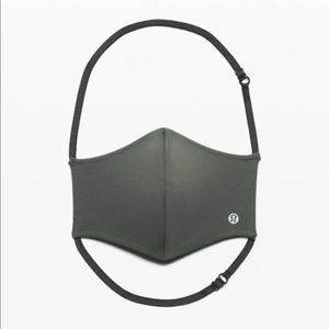 Lululemon Double Strap Face Mask Palm Deco